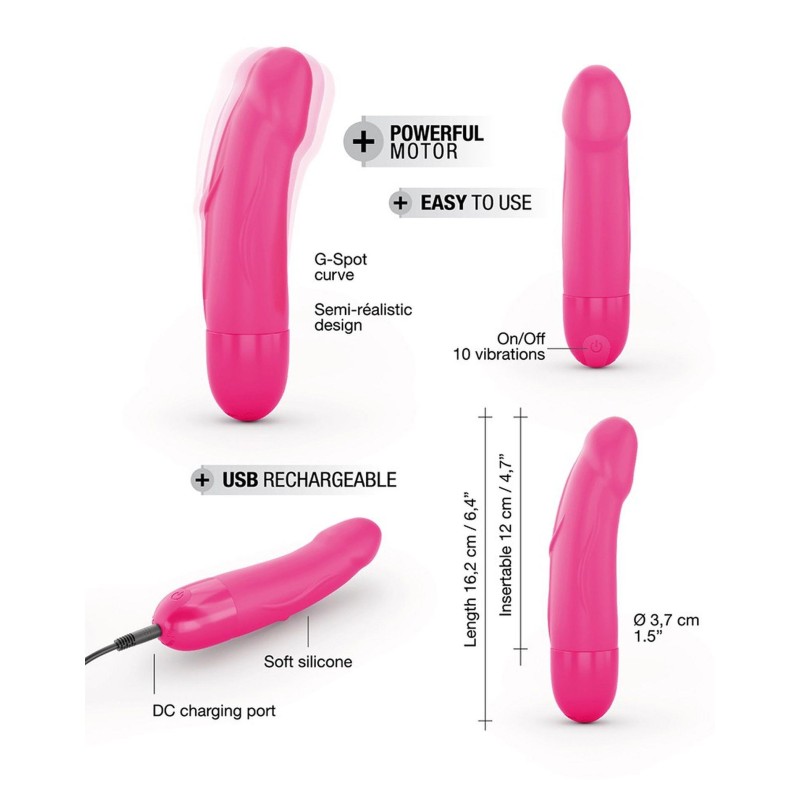 Wibrator realistyczny dorcel real vibrations 16cm